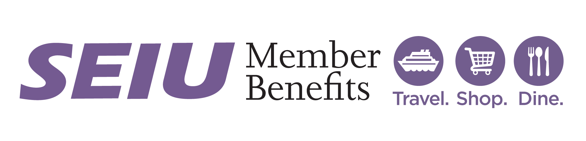 SEIUMB shop travel and dine logo